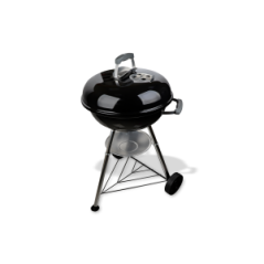 Weber Compact Kettle Black BBQ Grill - Perfect for Outdoor Cooking & Grilling Fun!